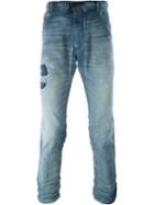Diesel Krooley Jogg Jeans, Men's, Size: 32, Blue, Cotton/polyester/spandex/elastane