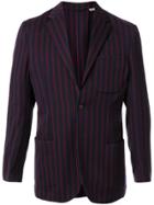Kent & Curwen Striped Tailored Blazer - Blue