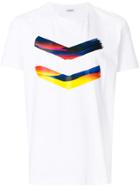 Dirk Bikkembergs Colour-block Print T-shirt - White