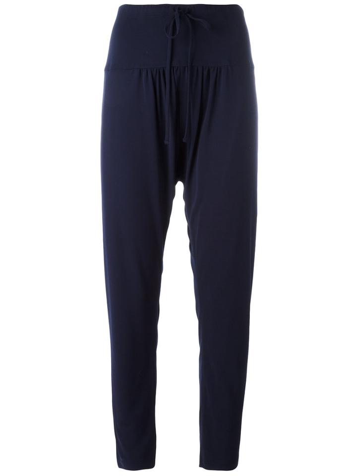 Tsumori Chisato Drop Crotch Trousers, Women's, Size: Medium, Blue, Polyester/rayon