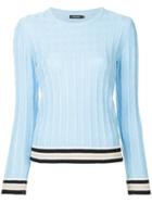 Loveless Cable-knit Jumper - Blue