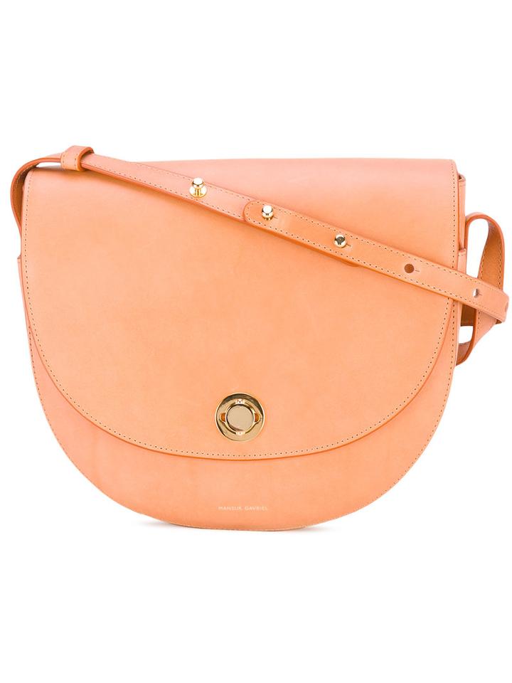 Mansur Gavriel - Saddle Bag - Women - Leather - One Size, Nude/neutrals, Leather
