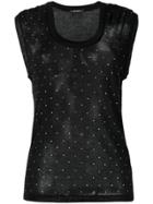 Isabel Marant Embellished T-shirt - Black