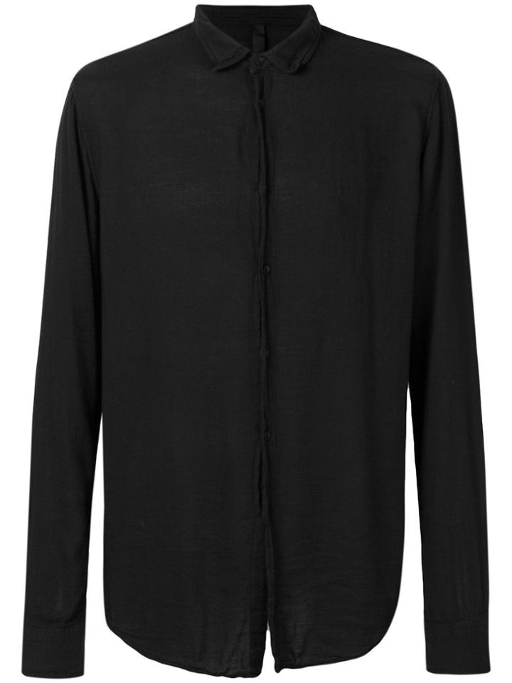 Poème Bohémien Spread Collar Shirt - Black