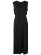 Osklen Soft Cotton Detail Dress - Black