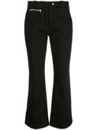 Proenza Schouler Crop Flare Pant-cotton Suiting - Black