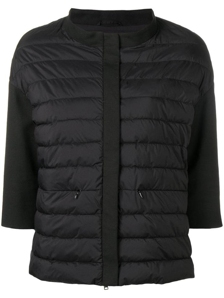 Herno Short Padded Jacket - Black