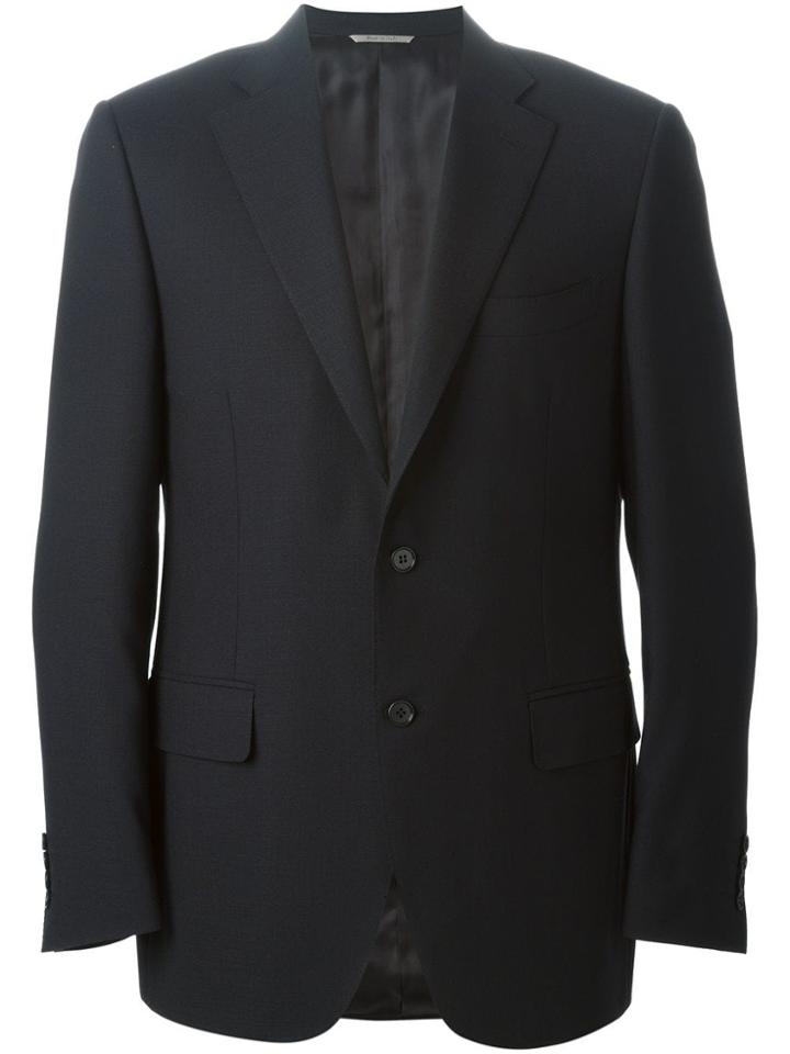 Canali Buttoned Blazer - Blue