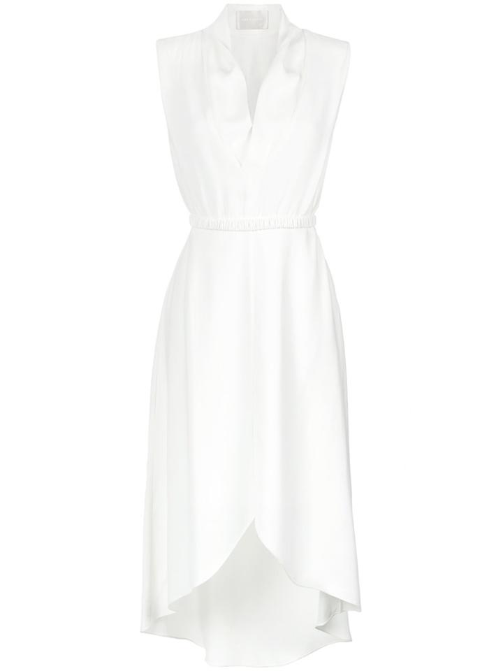 Lilly Sarti Asymmetric Midi Dress - White