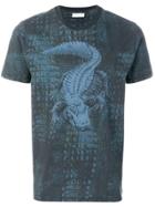 Etro Crocodile Print T-shirt - Blue