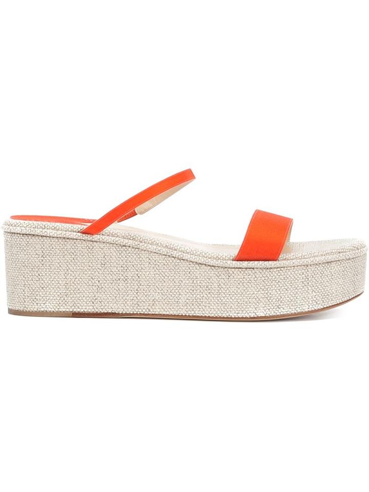 Rosie Assoulin X Paul Andrew Strappy Platform Sandals