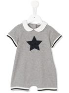 Moncler Kids - Star Print Romper - Kids - Cotton/spandex/elastane - 6-9 Mth, Grey