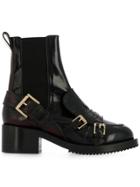 No21 Burnout Effect Elasticated Boots - Red