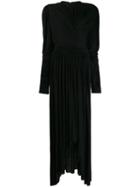Isabel Marant Gathered Design Gown - Black