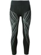 Sàpopa String Print Leggings, Women's, Size: Xs, Black, Nylon/spandex/elastane