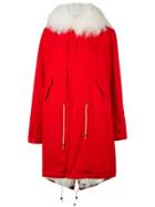 Mr & Mrs Italy Army Parka Coat - Red