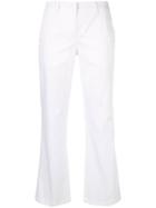Nº21 Cropped Flare Trousers - White