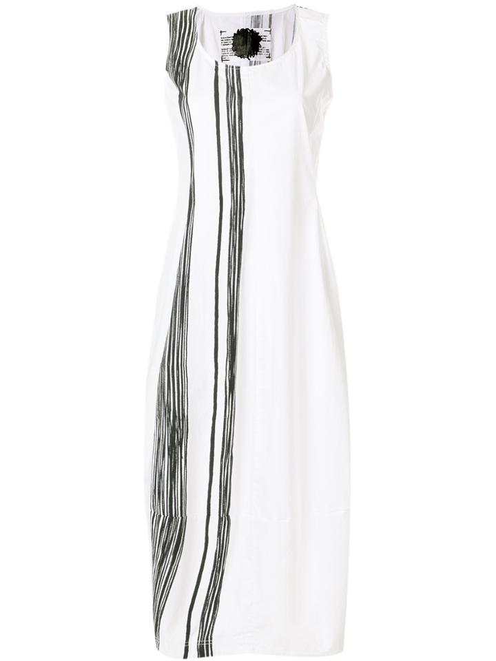 Rundholz Black Label Striped Flared Dres - White