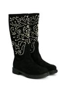 Ermanno Scervino Junior Embellished Boots - Black