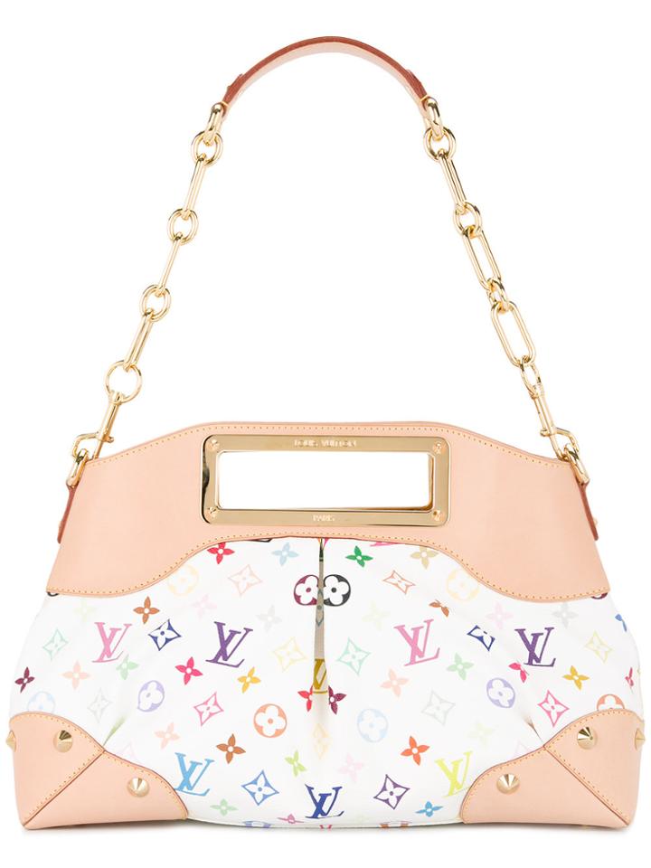 Louis Vuitton Vintage Judy Mm 2way Bag - White