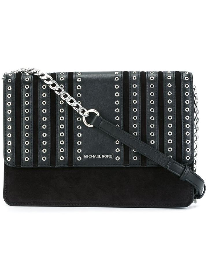 Michael Michael Kors Studded Crossbody Bag, Women's, Black