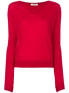Dorothee Schumacher V-neck Sweater - Red