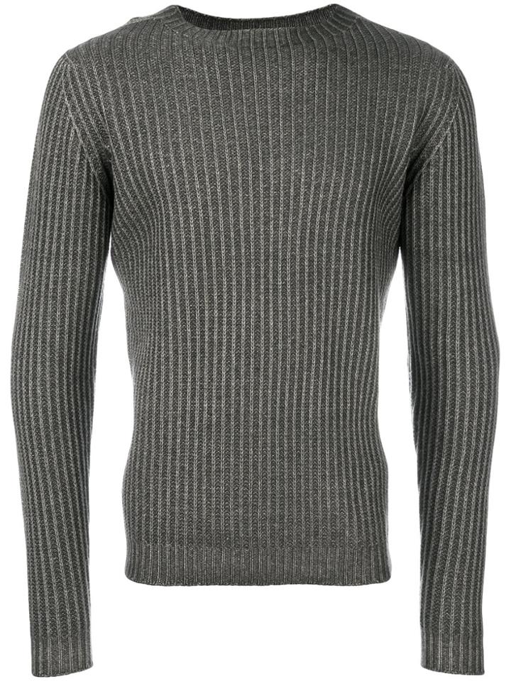 Dell'oglio Ribbed Jumper - Green
