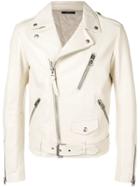 Tom Ford Zip-up Leather Jacket - Neutrals
