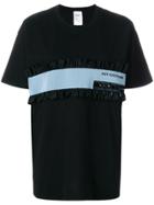 Brognano Ruffled Band T-shirt - Black