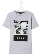 Dkny Kids Logo Print T-shirt - Grey