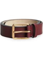 Burberry Trench Leather Belt - Red