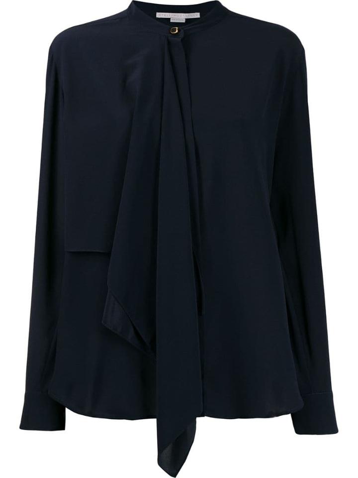 Stella Mccartney Pussy Bow Shirt - Blue