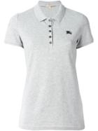 Burberry Brit Classic Polo Shirt, Women's, Size: L, Grey, Cotton/spandex/elastane