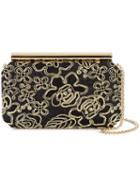 Oscar De La Renta - Saya Clutch - Women - Nylon/polyester - One Size, Black, Nylon/polyester