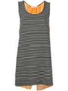 Jucca - Patchwork Tank Top - Women - Silk/cotton - L, Blue, Silk/cotton