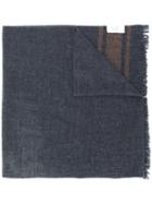 Brunello Cucinelli - Printed Scarf - Men - Nylon/cashmere/alpaca - One Size, Grey, Nylon/cashmere/alpaca