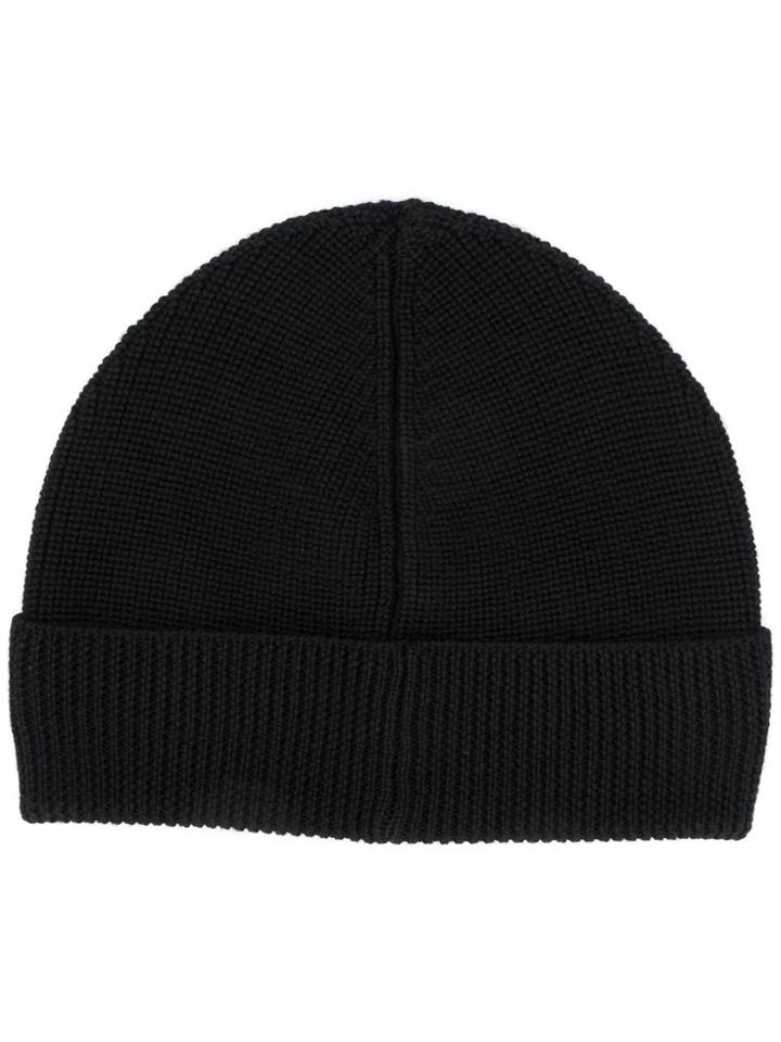 Barena Knit Beanie Hat - Black