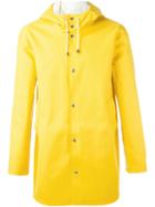 Stutterheim 'stockholm' Rain Coat, Adult Unisex, Size: Xxs, Yellow/orange, Pvc/polyester/cotton
