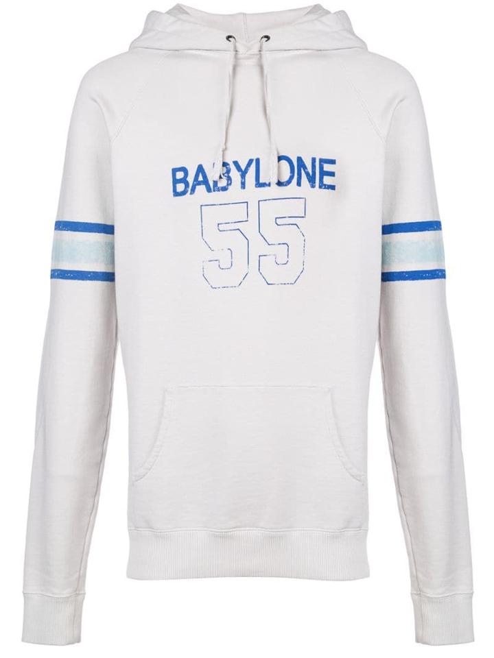 Saint Laurent Babylone 55 Hoodie - White