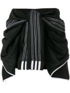 Adidas Originals By Alexander Wang Tie-front Shorts - Black