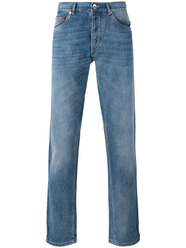 Five-pocket Jeans - Men - Cotton - 48, Blue, Cotton, Brunello Cucinelli