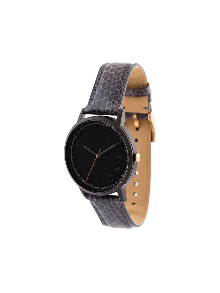 Black Dial Watch, Adult Unisex, Grey, Forty Five Ten X Fossil