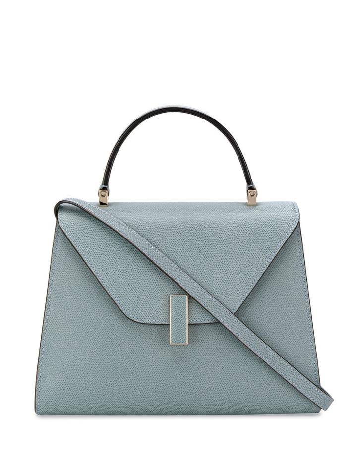 Valextra Medium Iside Smokey Blue