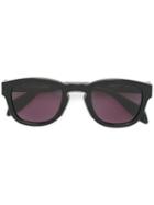 Alexander Mcqueen Round Frame Sunglasses, Adult Unisex, Black, Acetate