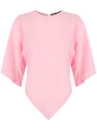 Reinaldo Lourenço Asymmetric Blouse - Pink & Purple