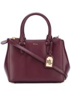 Lauren Ralph Lauren Mini Double Zip Tote, Women's, Pink/purple