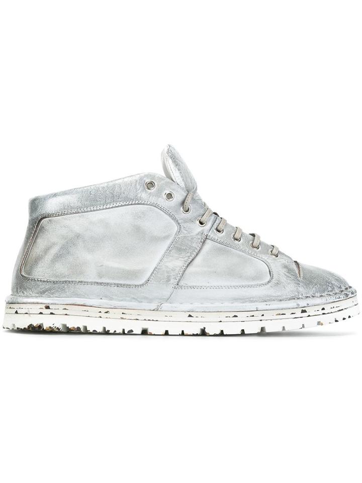 Marsèll Distressed Hi-top Sneakers