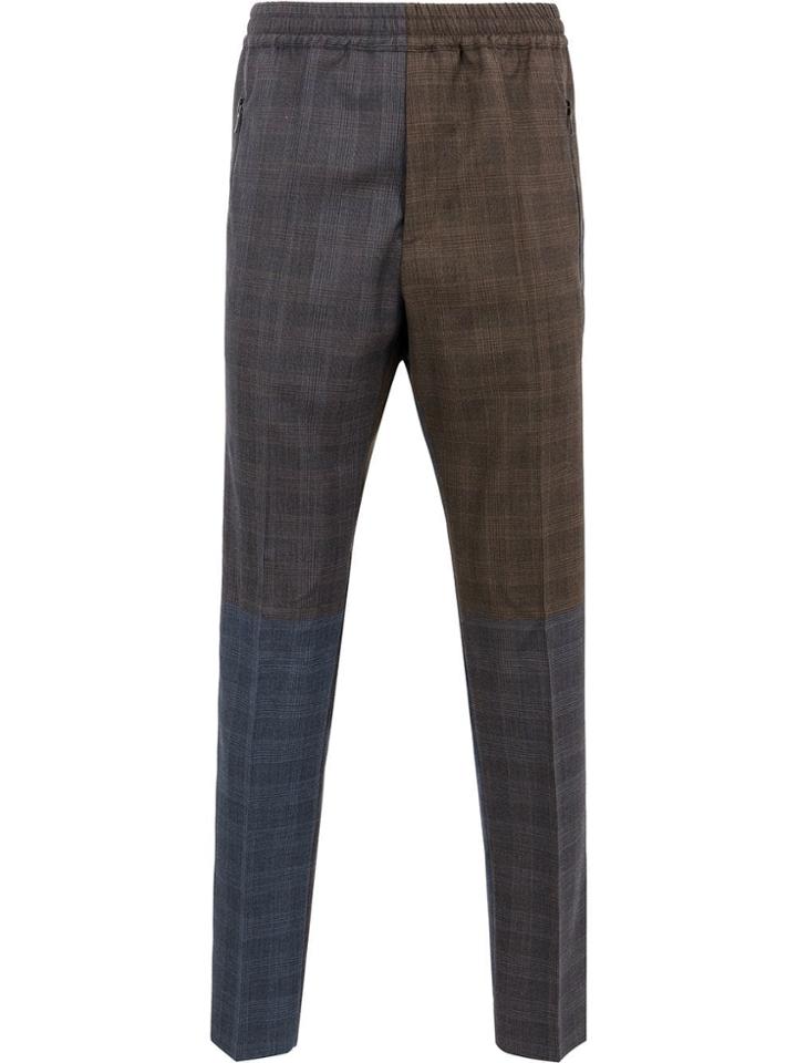 Stella Mccartney Two-tone Trousers - Grey