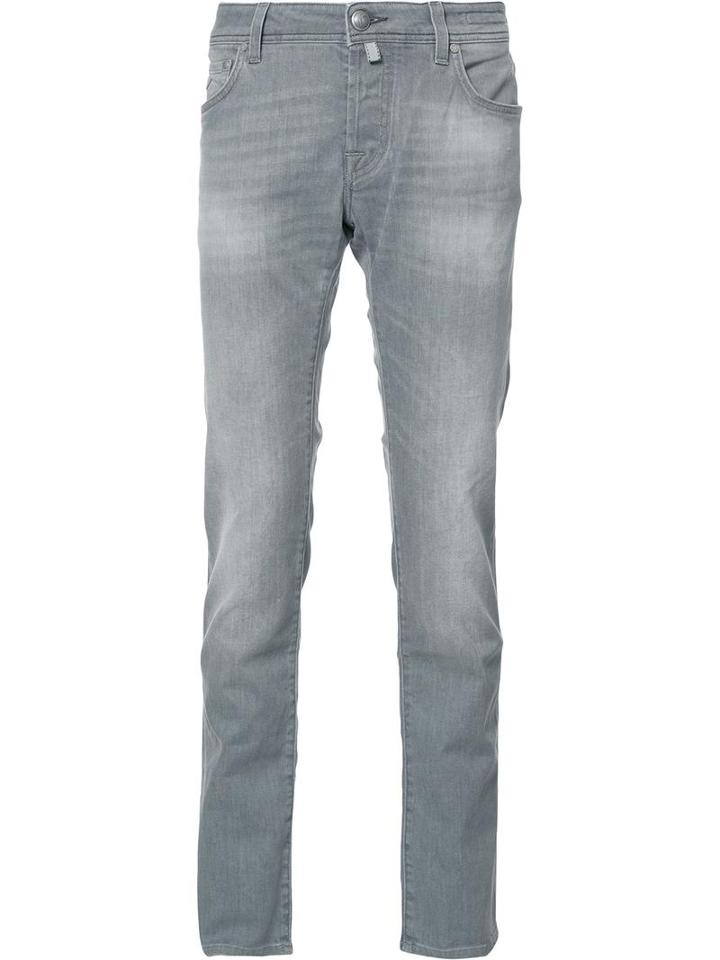 Jacob Cohen Slim-fit Jeans, Men's, Size: 36, Grey, Cotton/spandex/elastane