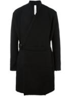 Damir Doma Wrap Coat, Men's, Size: Small, Black, Polyamide/virgin Wool